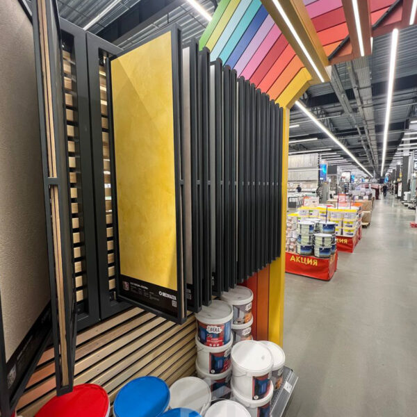 Стенд-экспозитор для декор штукатурки 18