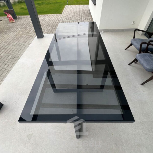 Alternative view of Стол лофт со стеклянной столешницей 19