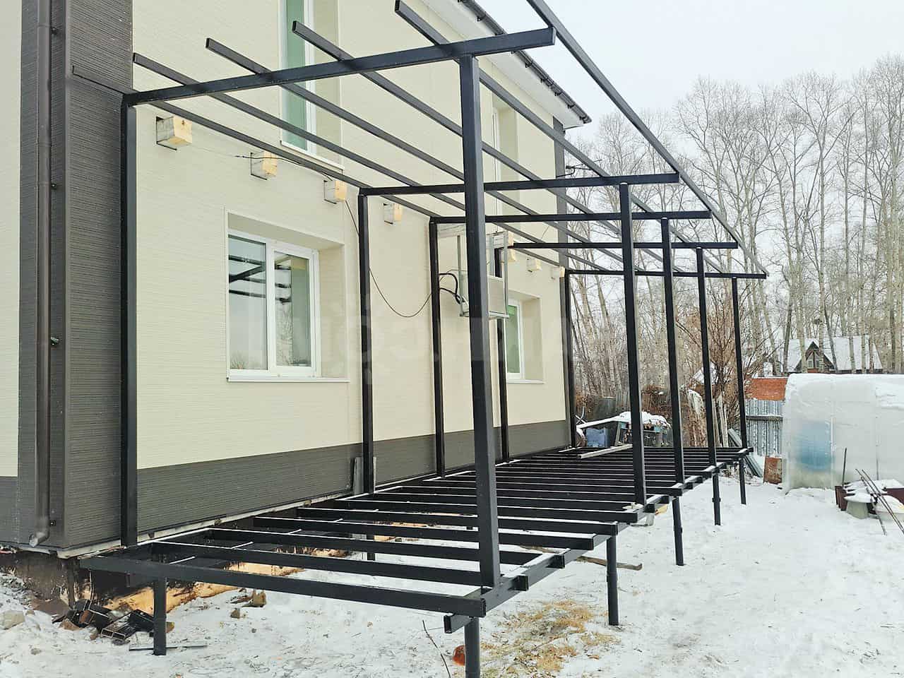 Металлокаркас для террасы 3