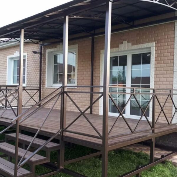 Металлокаркас для террасы 7