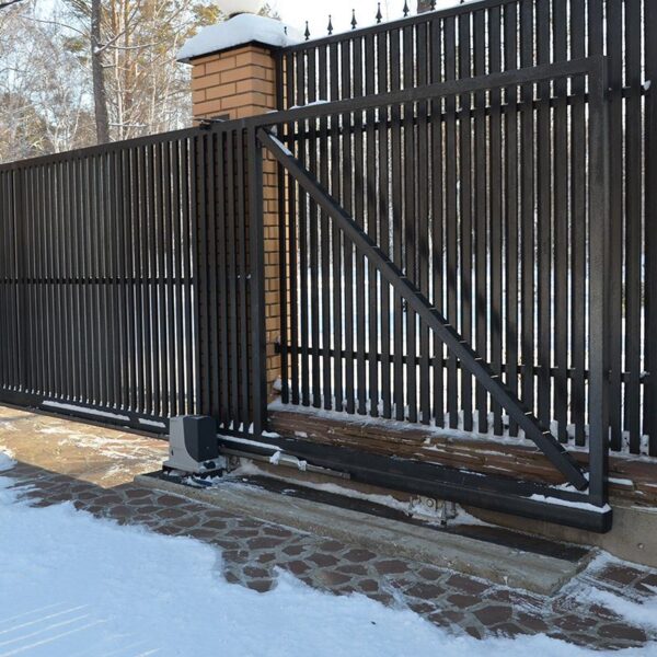 Откатные ворота 8