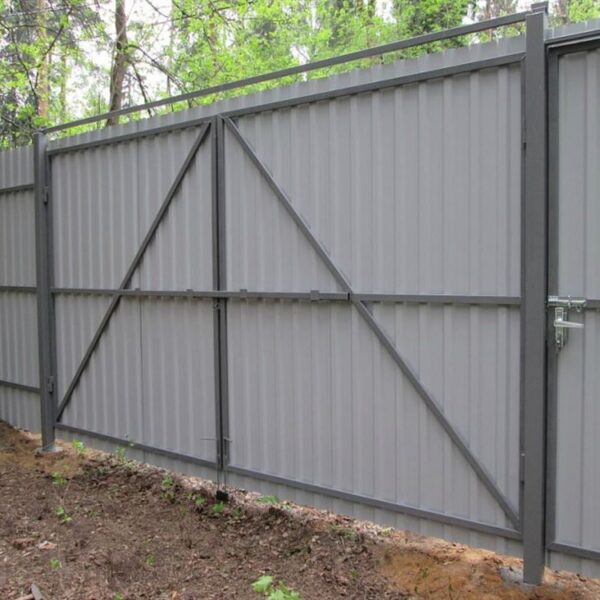 Распашные ворота 7