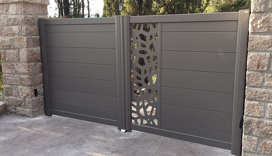 Распашные ворота в стиле Лофт под заказ по выгодной цене