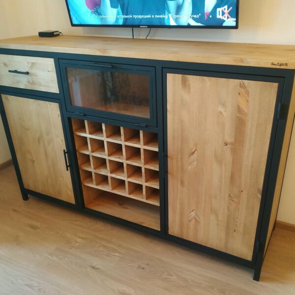 Винный шкаф  лофт 7