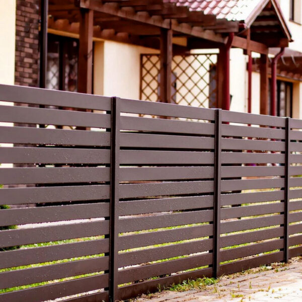 Забор из планкера ранчо 5