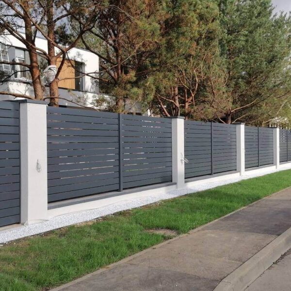 Забор из планкера ранчо 7